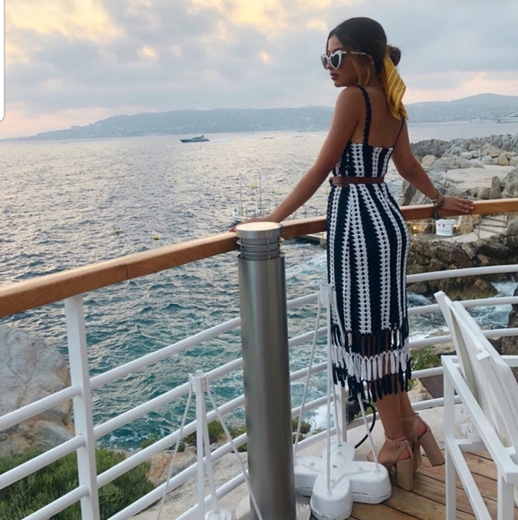 Zara Dresses & Skirts - Zara striped crocheted dress